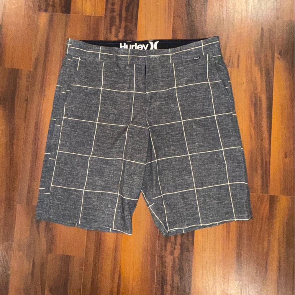 Hurley Gray Hybrid Board Shorts Size 34